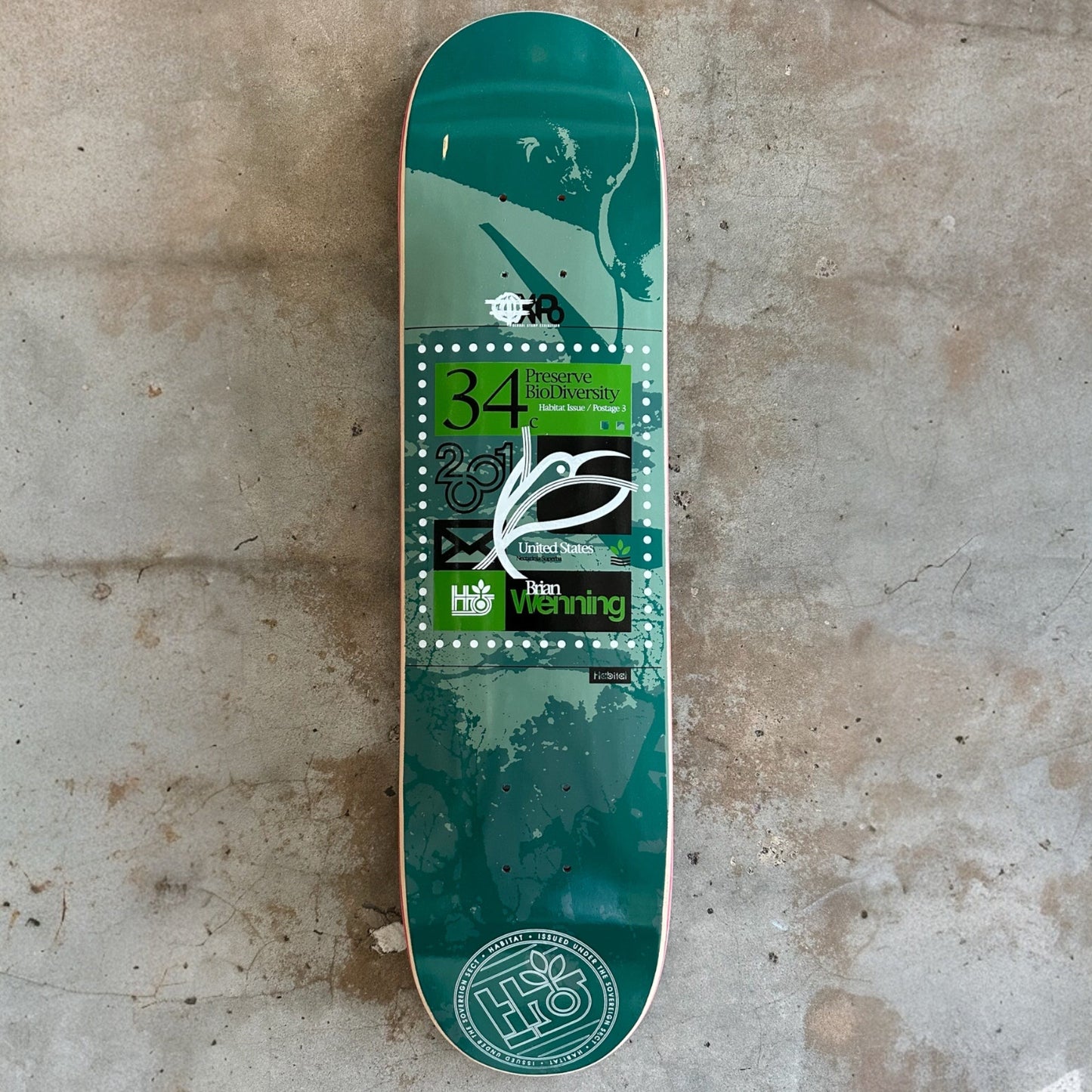 Habitat Brian Wenning Postage 3 Series Board (2002)