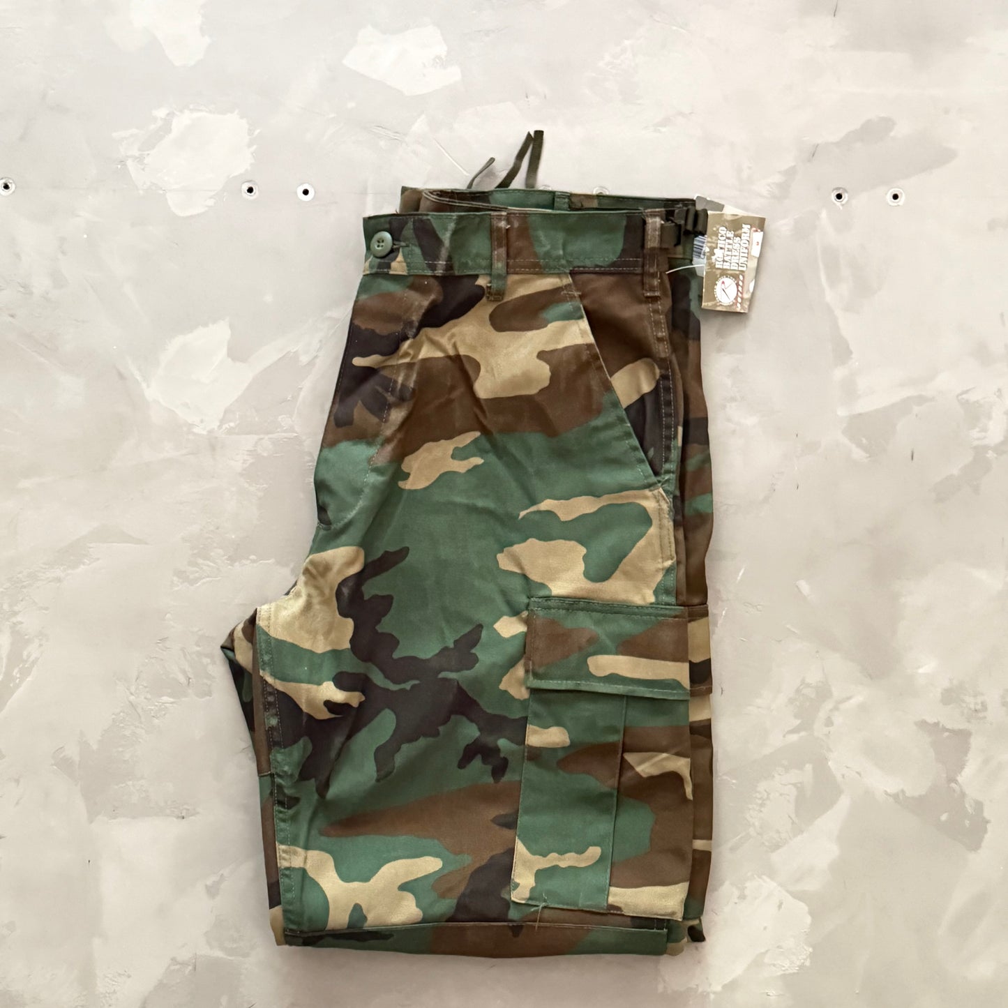 Post BDU Cargo Skate Pants (Woodland Camo)