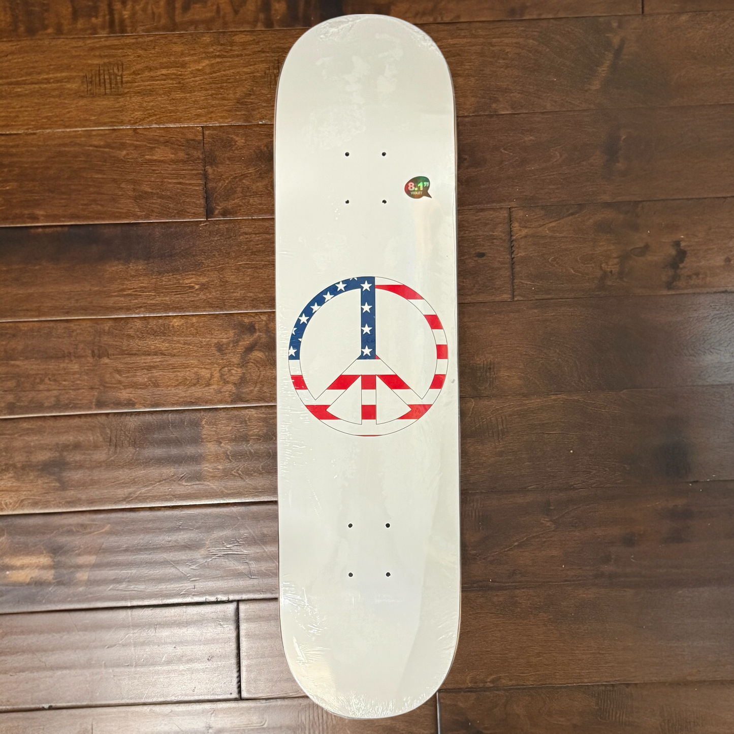 Violet American Peace Deck 8.18” (White)