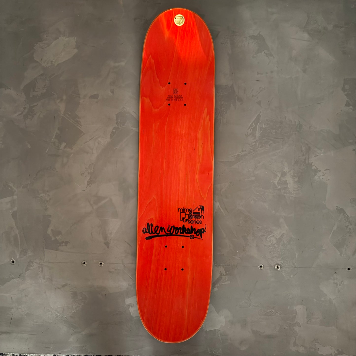 Alien Workshop Anthony Pappalardo Mimeograph Series Board (2004)