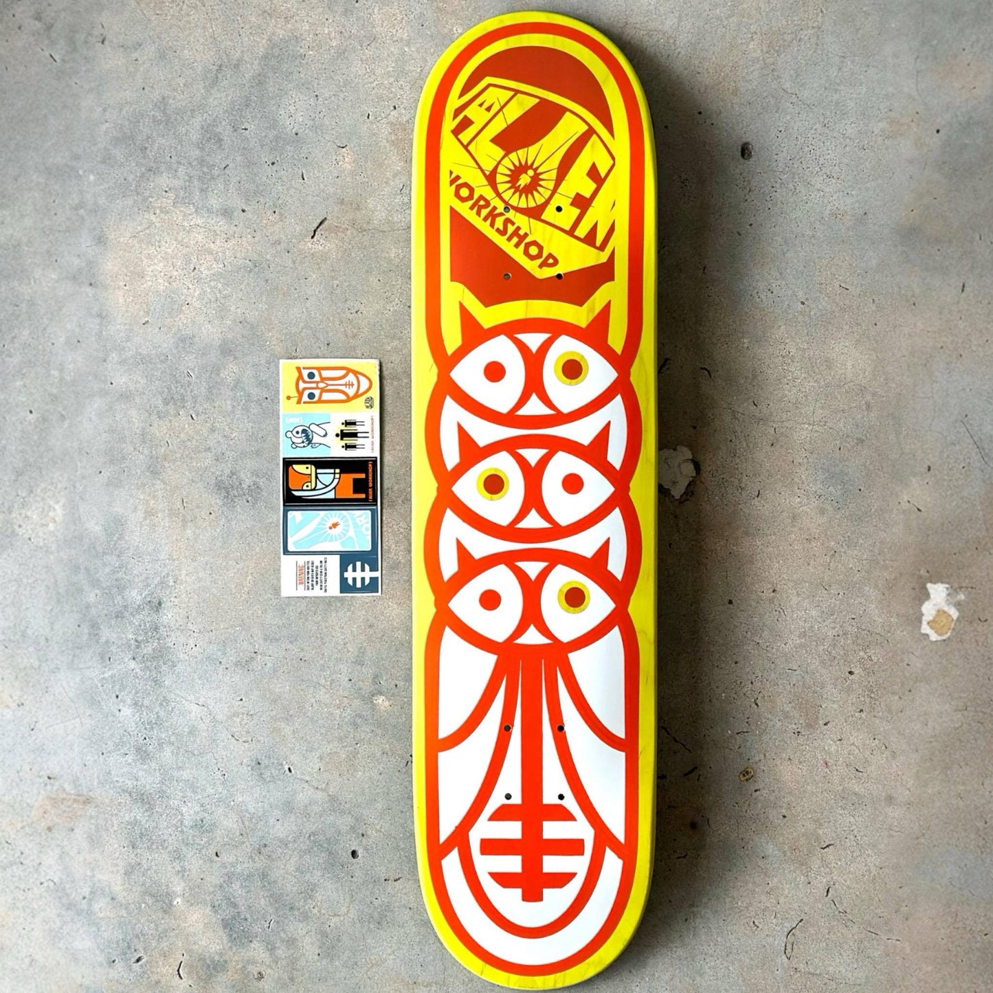 2001 ALIEN WORKSHOP CACOON TEAM LOGO BOARD