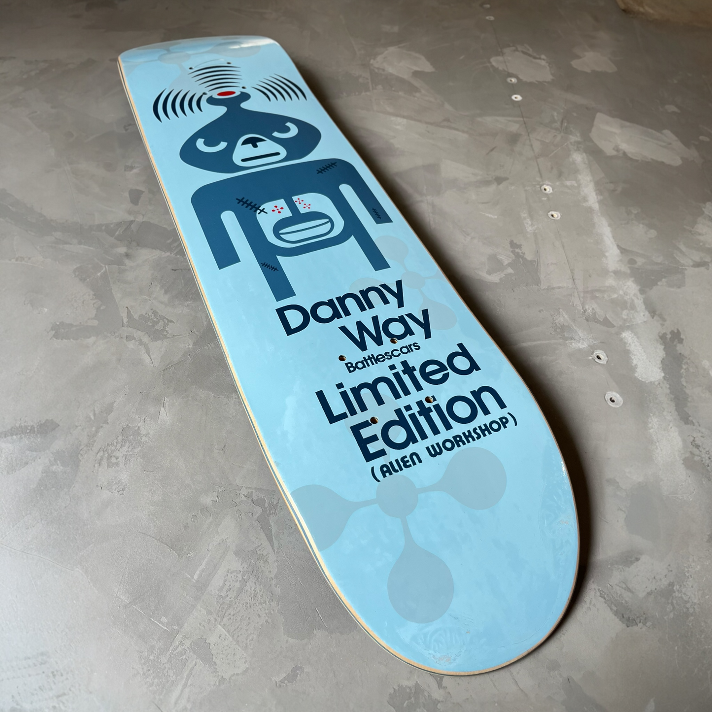 2001 ALIEN WORKSHOP DANNY WAY BATTLESCARS LIMITED EDITION BOARD