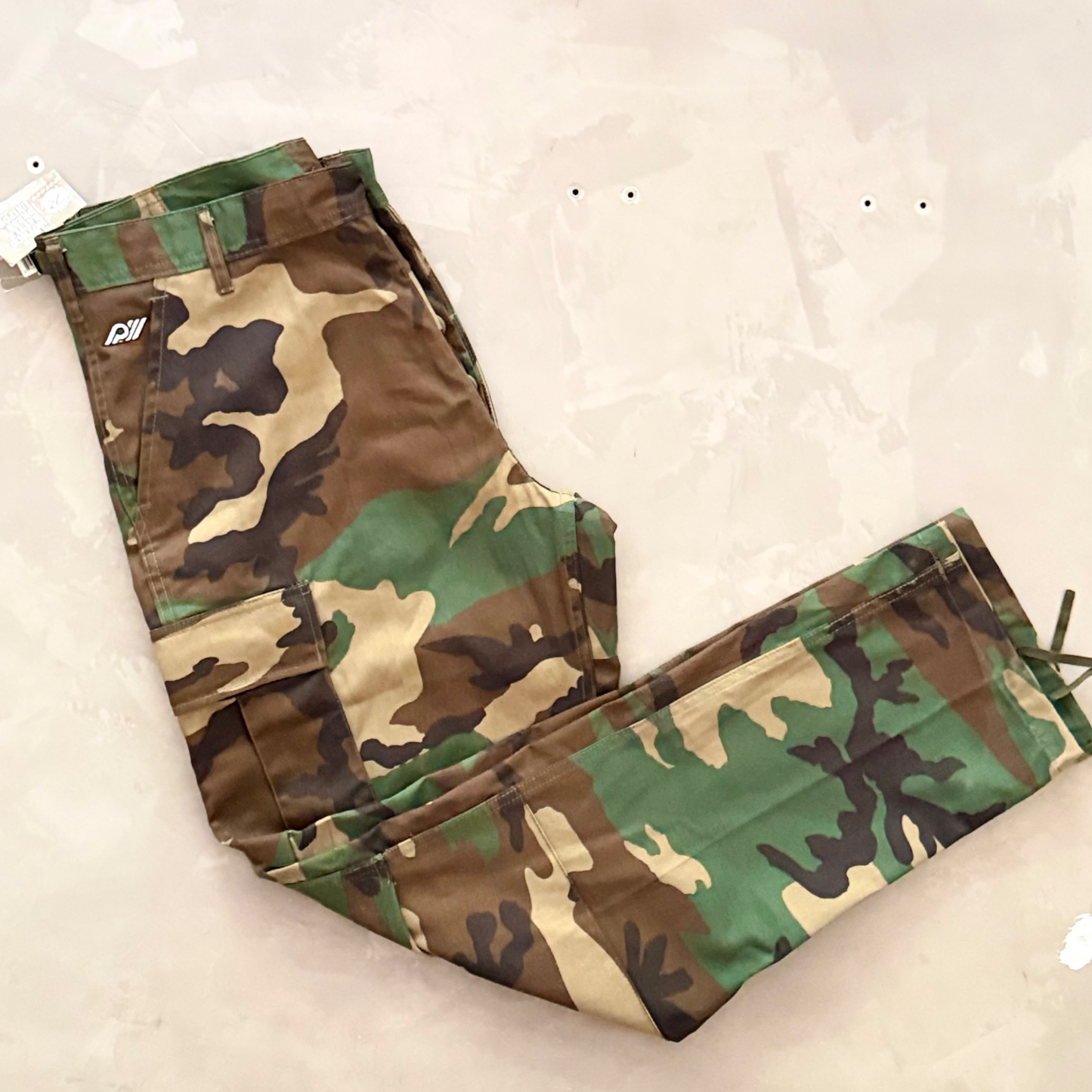 Post BDU Cargo Skate Pants (Woodland Camo)