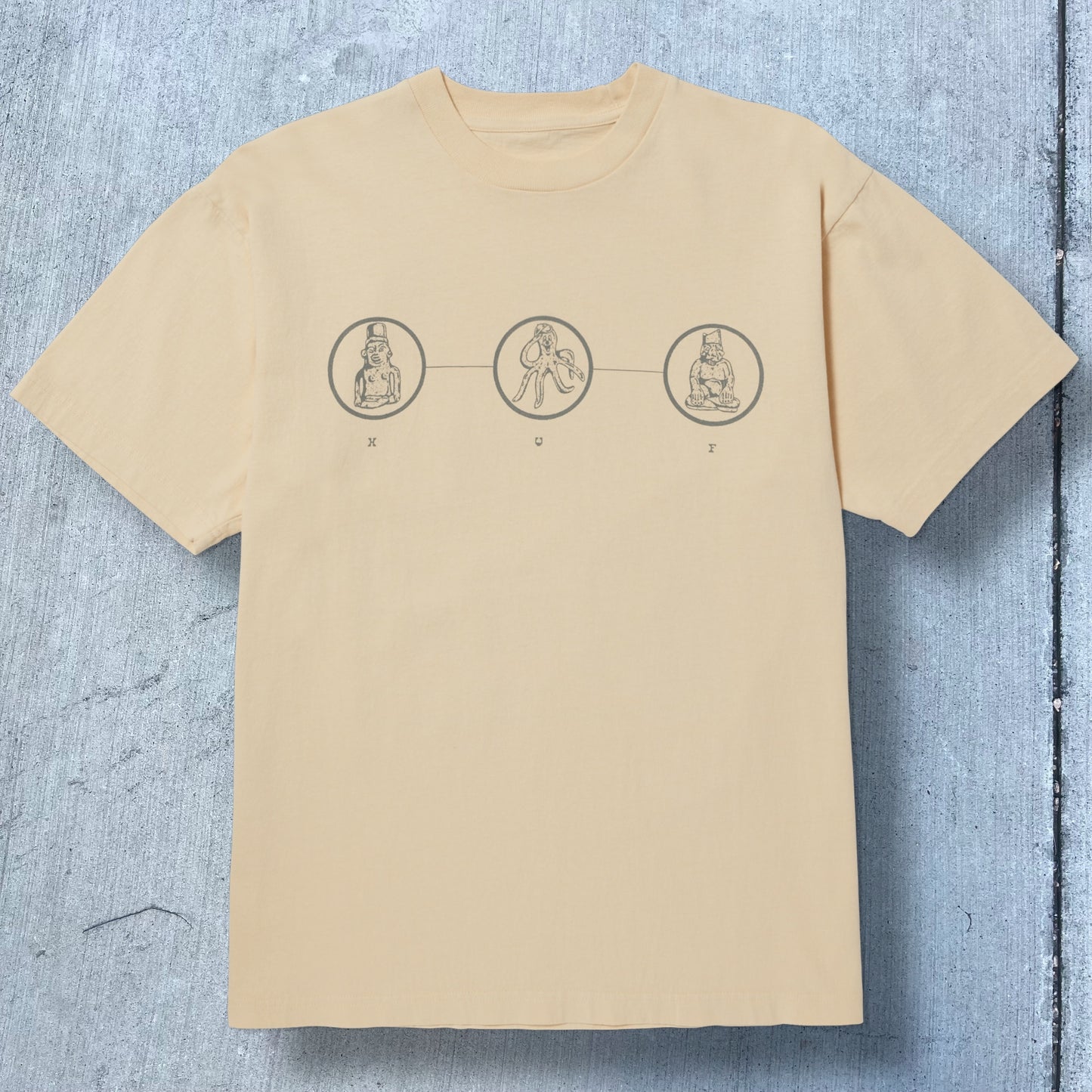 HUF Worldwide Diagram Drawing 1 T-Shirt