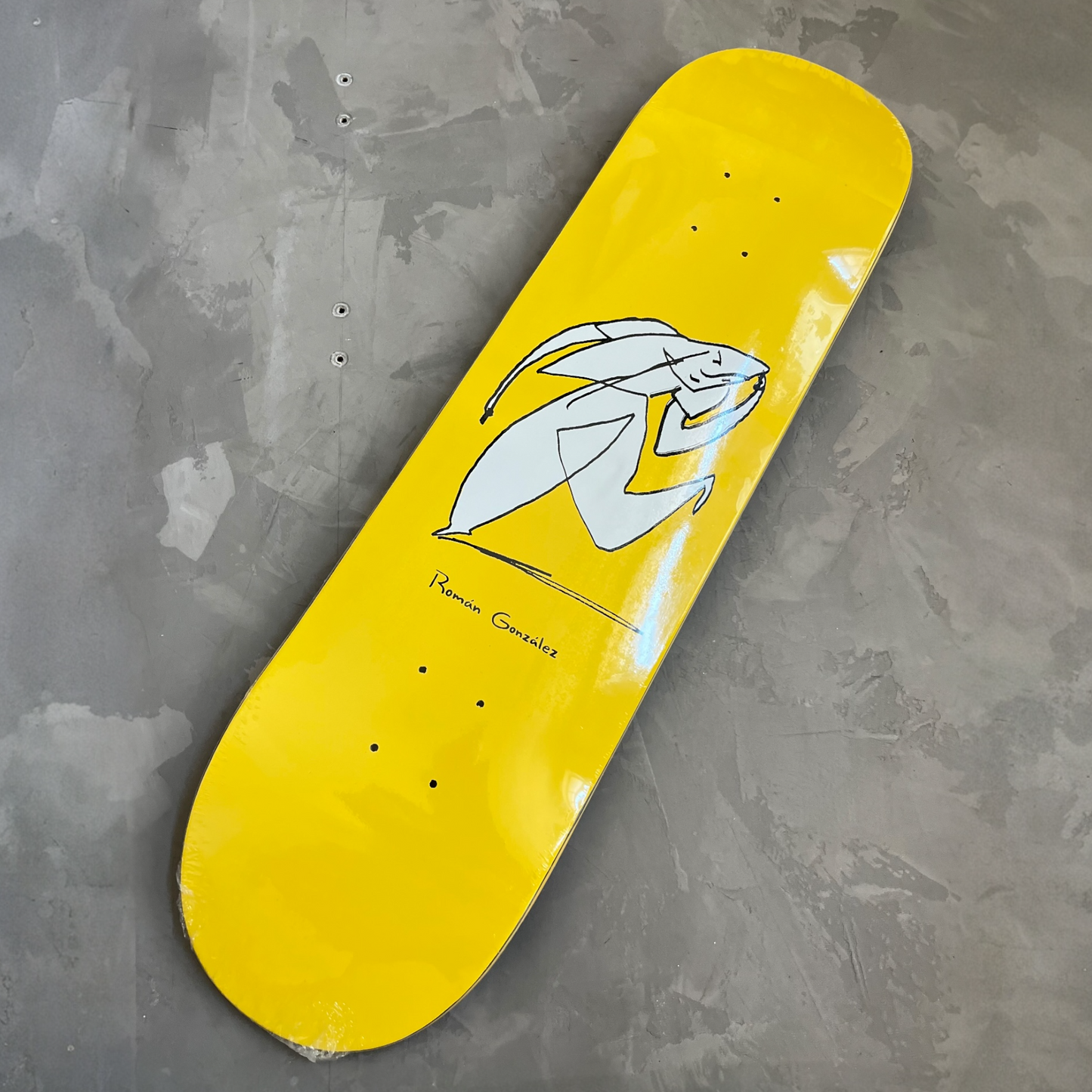 Polar Skate Co Roman Gonzales Stay In Motion - Yellow Deck (GRIP INCLUDED)
