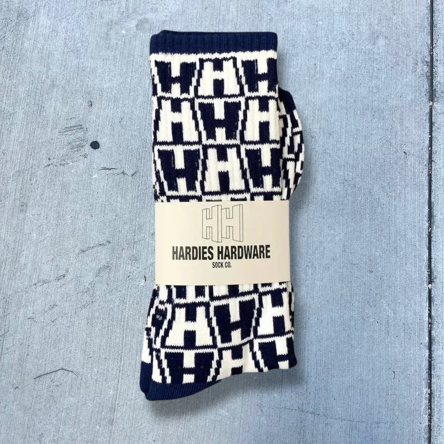 Hardies Hardware Double H Repeat Socks
