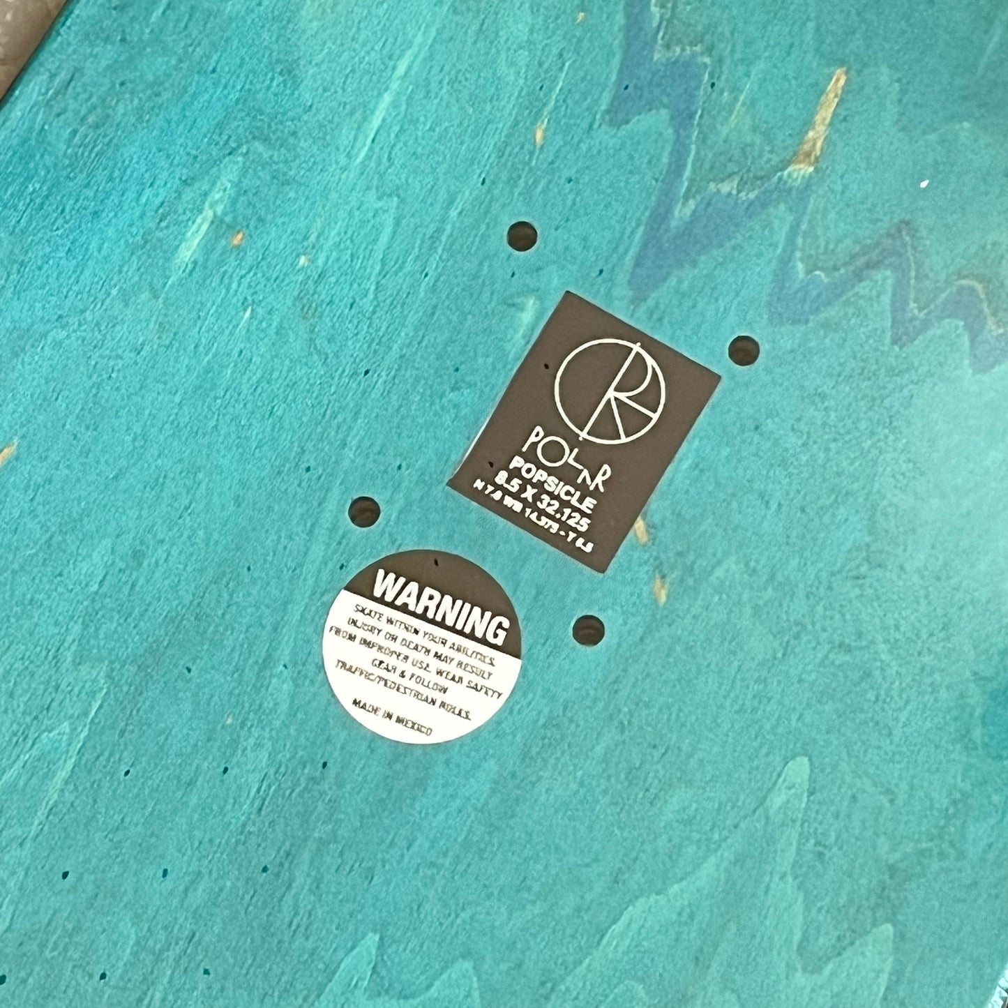 Polar Skate Co No Complies Team Model Deck (GRIP INCLUDED)