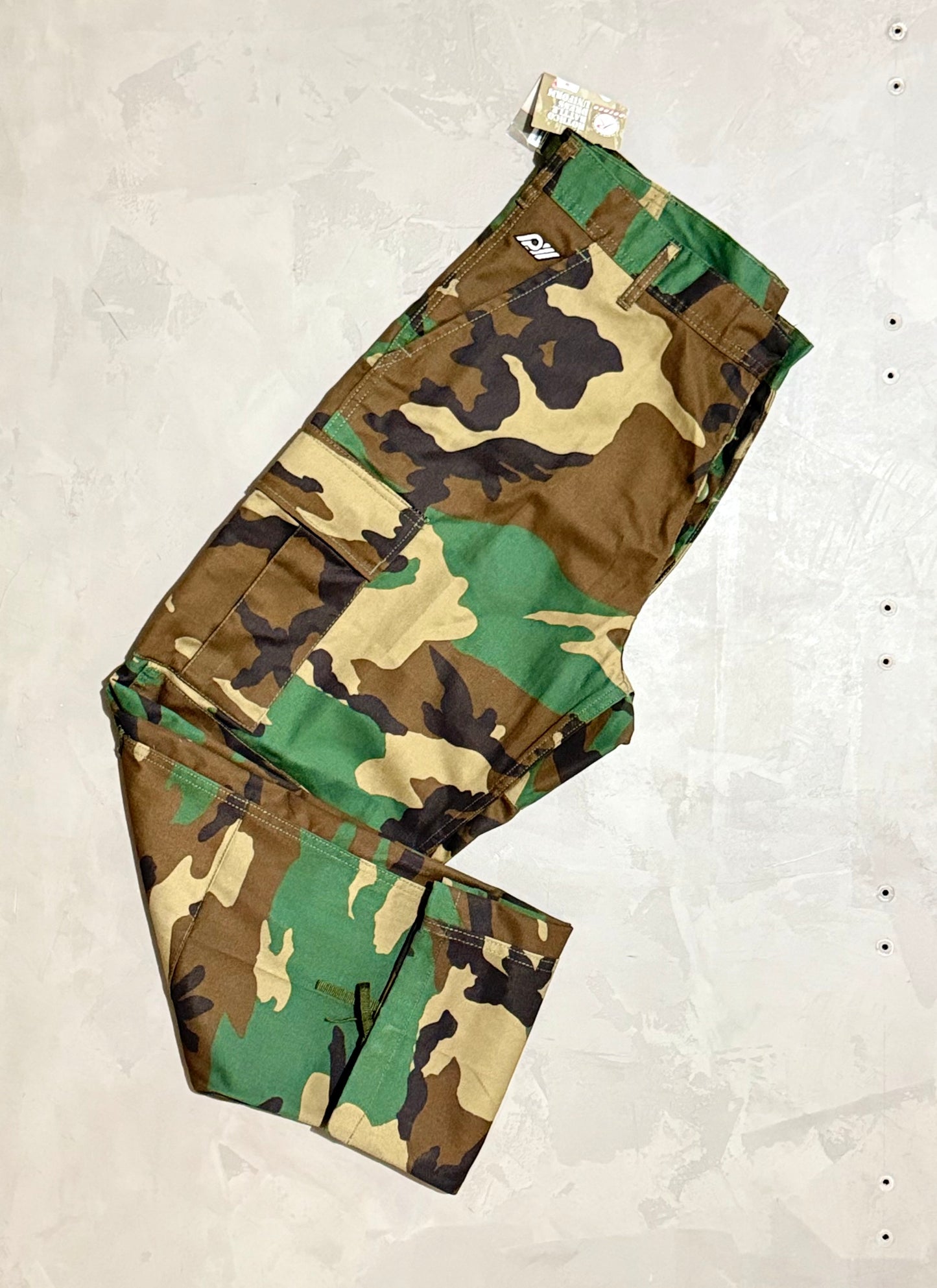 Post BDU Cargo Skate Pants (Woodland Camo)