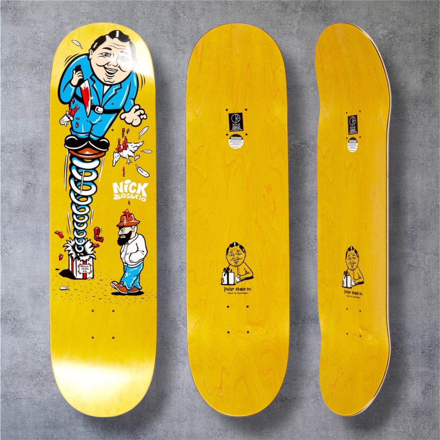 Polar Skate Co Nick Boserio Surprise Deck (GRIP INCLUDED)