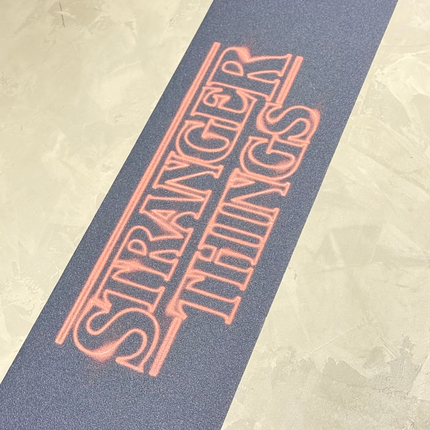 Stranger Things Hawkins MOB Griptape 9” x 33”