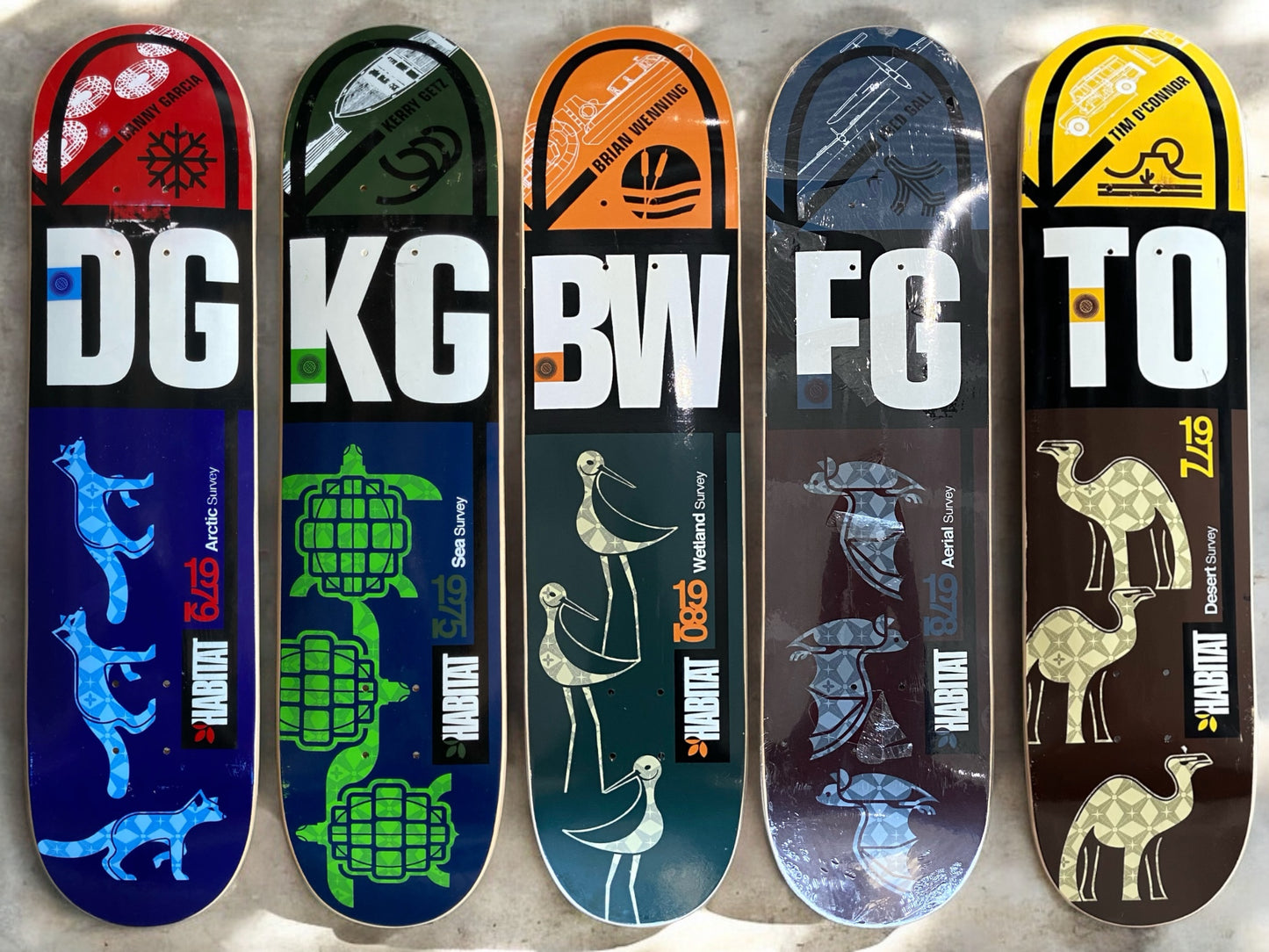 2002 Habitat Surveyor Boards (Complete Series)