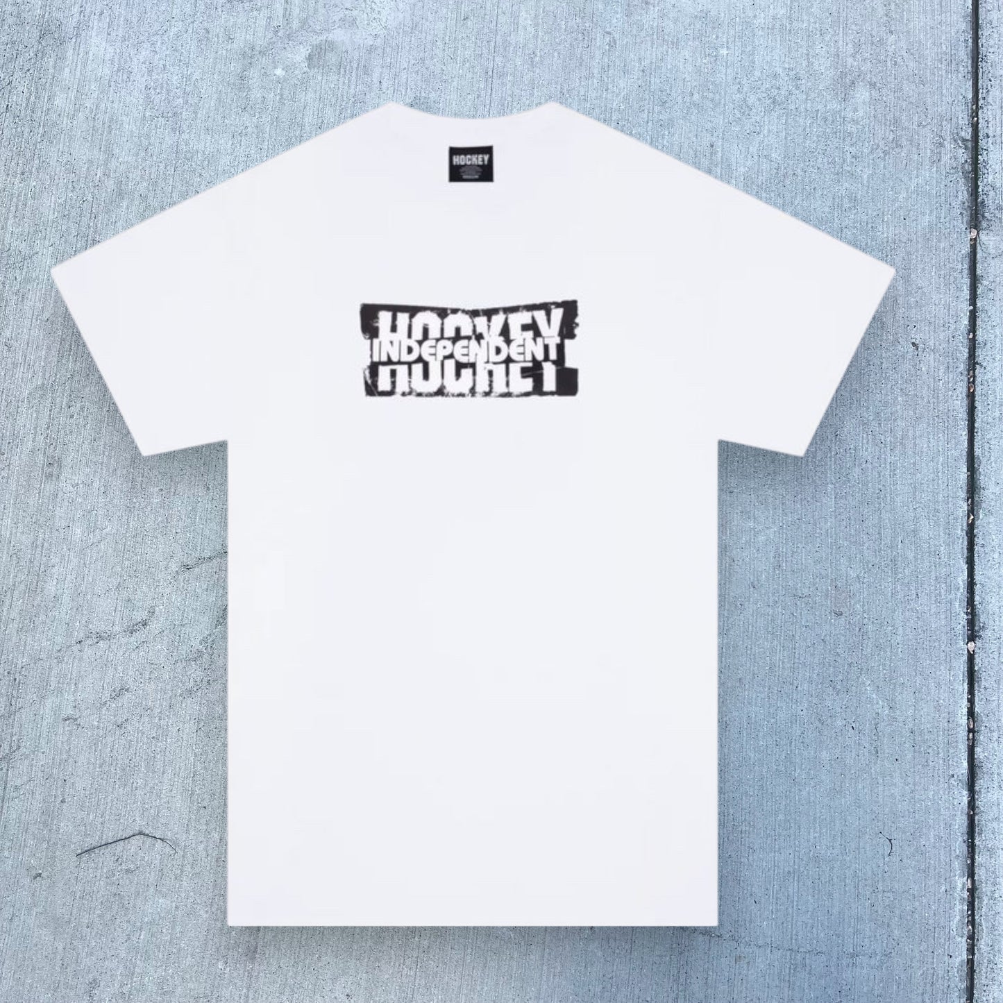 Hockey Skateboards x Independent Trucks Decal T-Shirt (White)