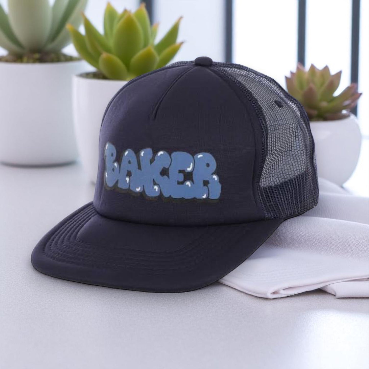 Baker Skateboards Bubble Mesh Trucker Cap