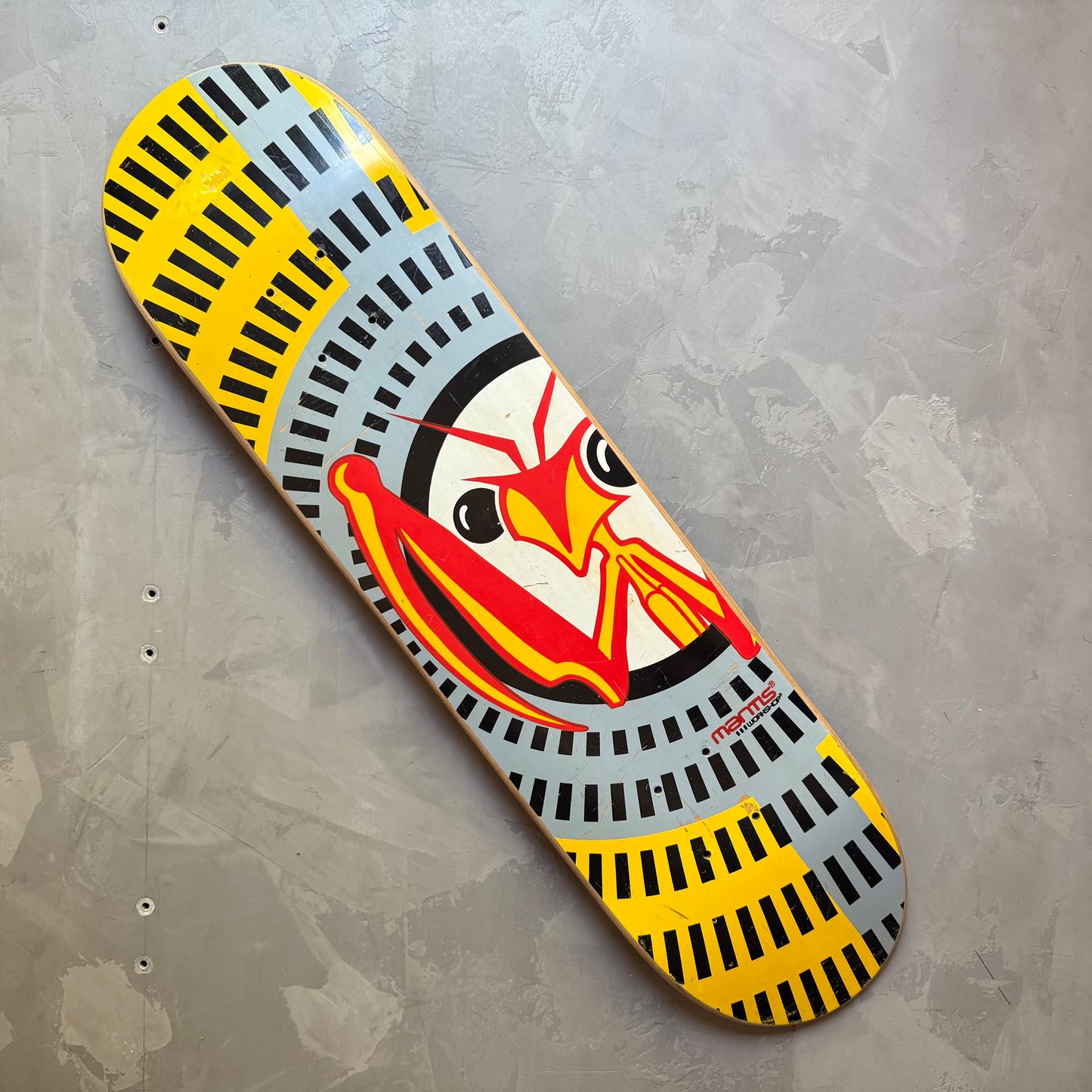 1998 Alien Workshop Mantis II Logo Board