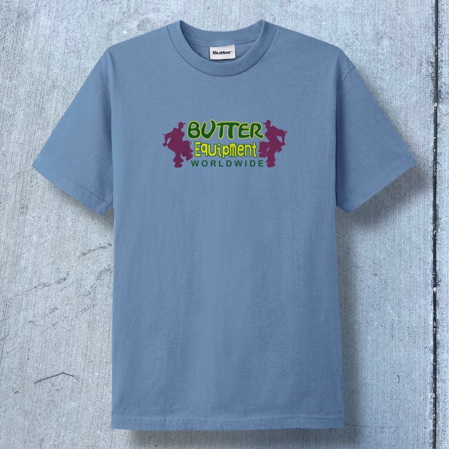 Butter Goods Breaker T-Shirt (Slate Blue)