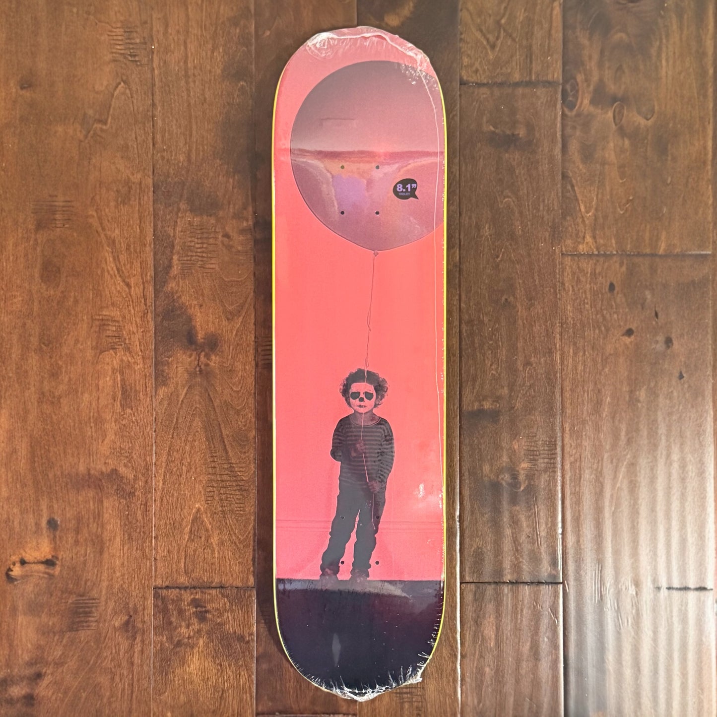 Violet Boy With Balloon Deck 8.18”