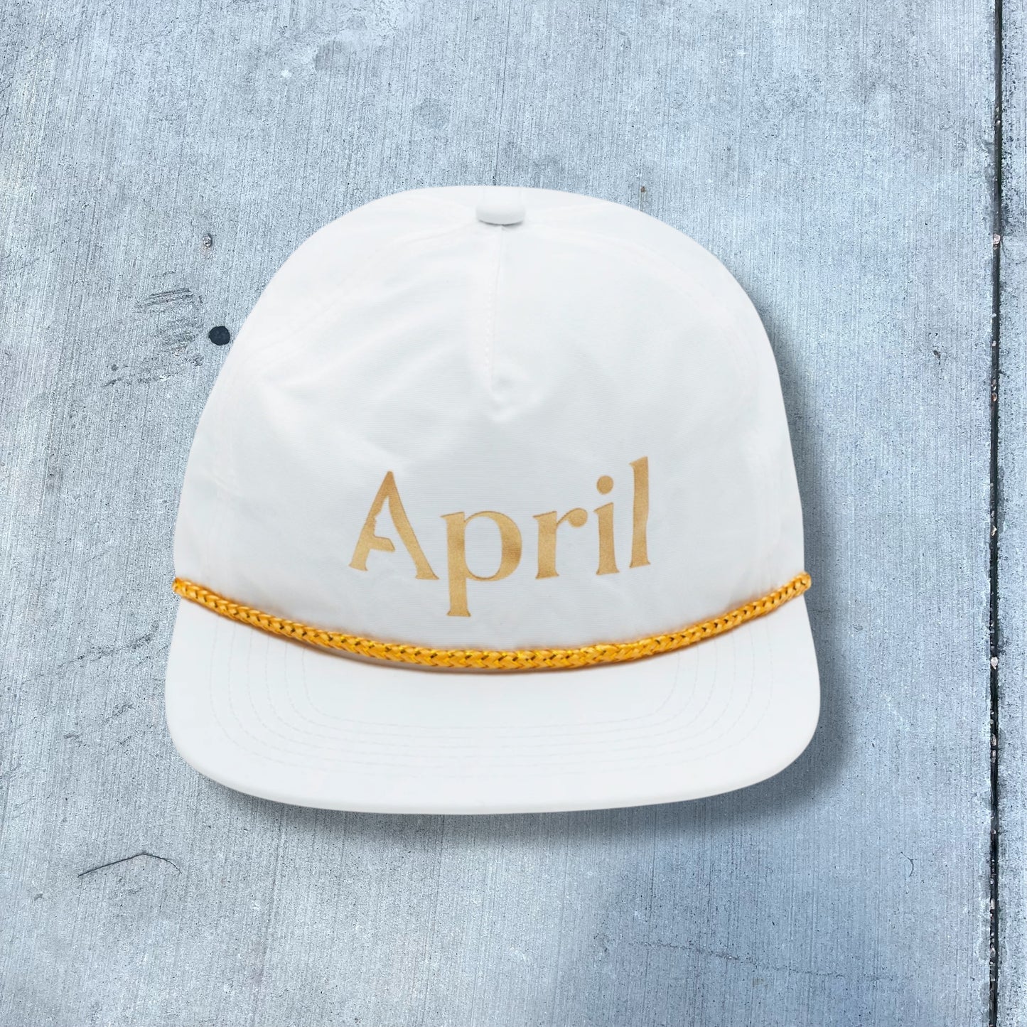 April Skateboards Golden Logo Hat