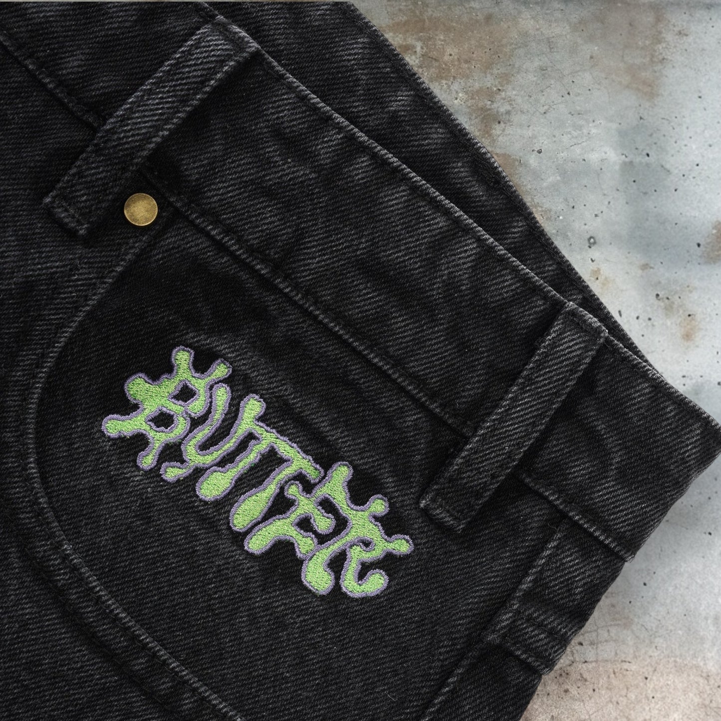 Butter Goods Ink Denim Shorts