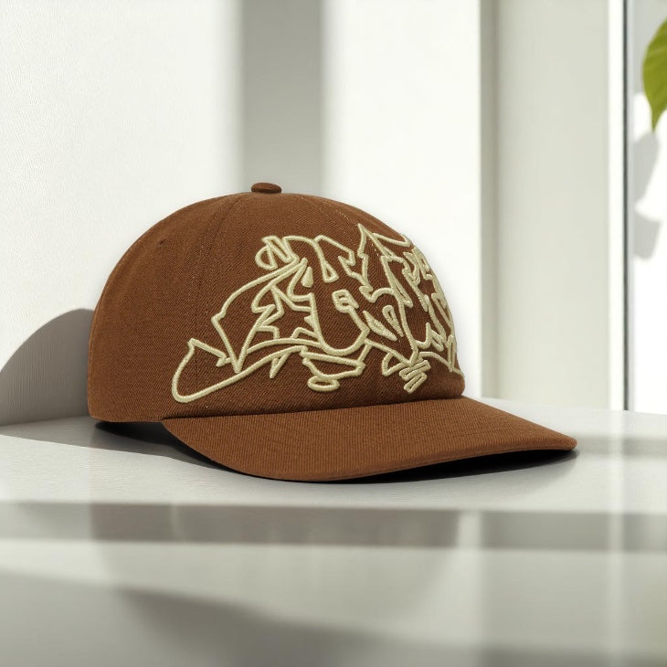 HUF Worldwide Outlines Snapback Hat (Olive)