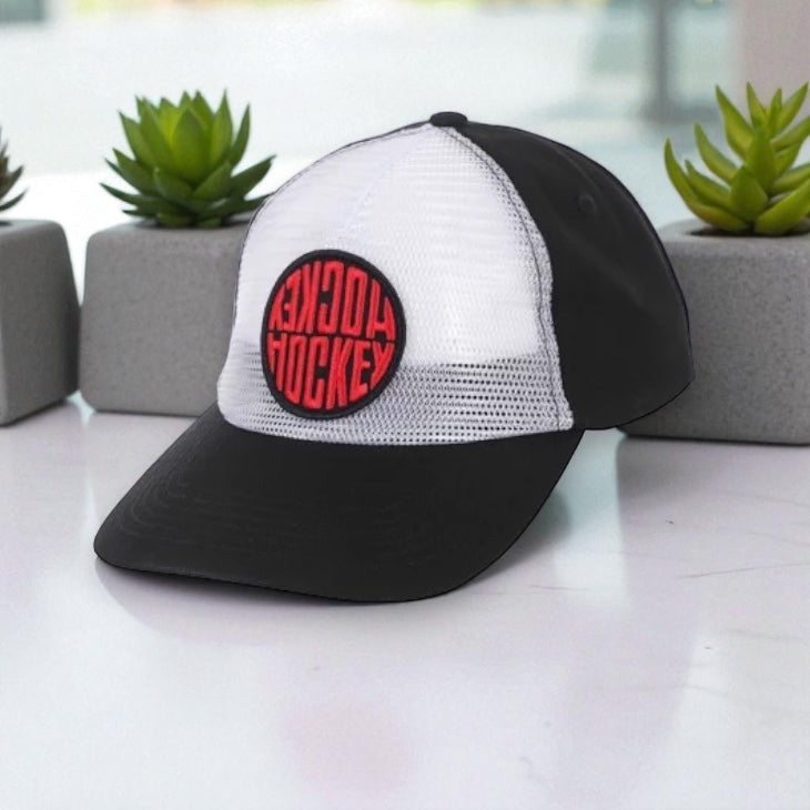 Hockey Skateboards Reverse Trucker Sewer Hat (Black)