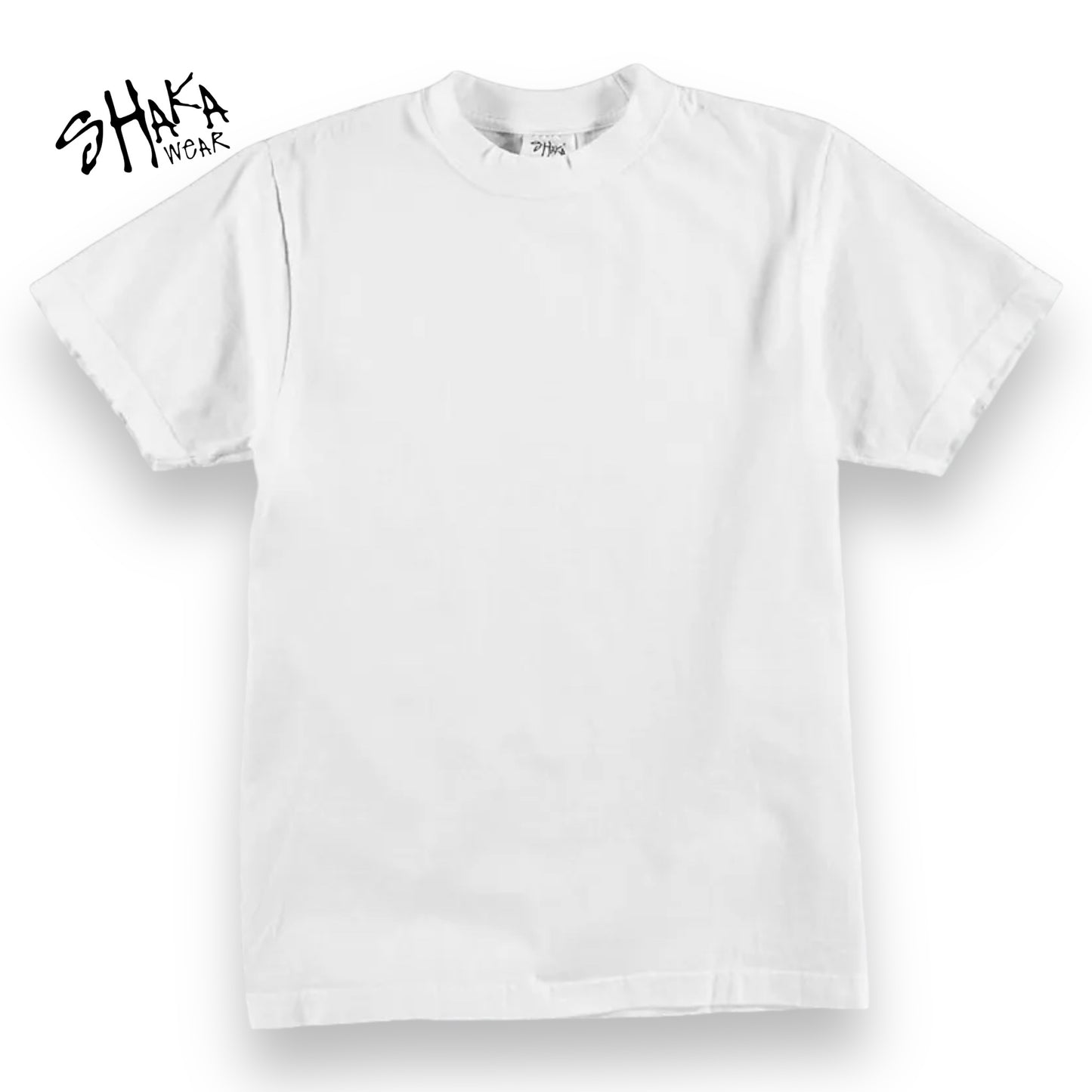 Shaka Wear Crewneck 7.5 OZ Heavyweight Blank T-Shirt