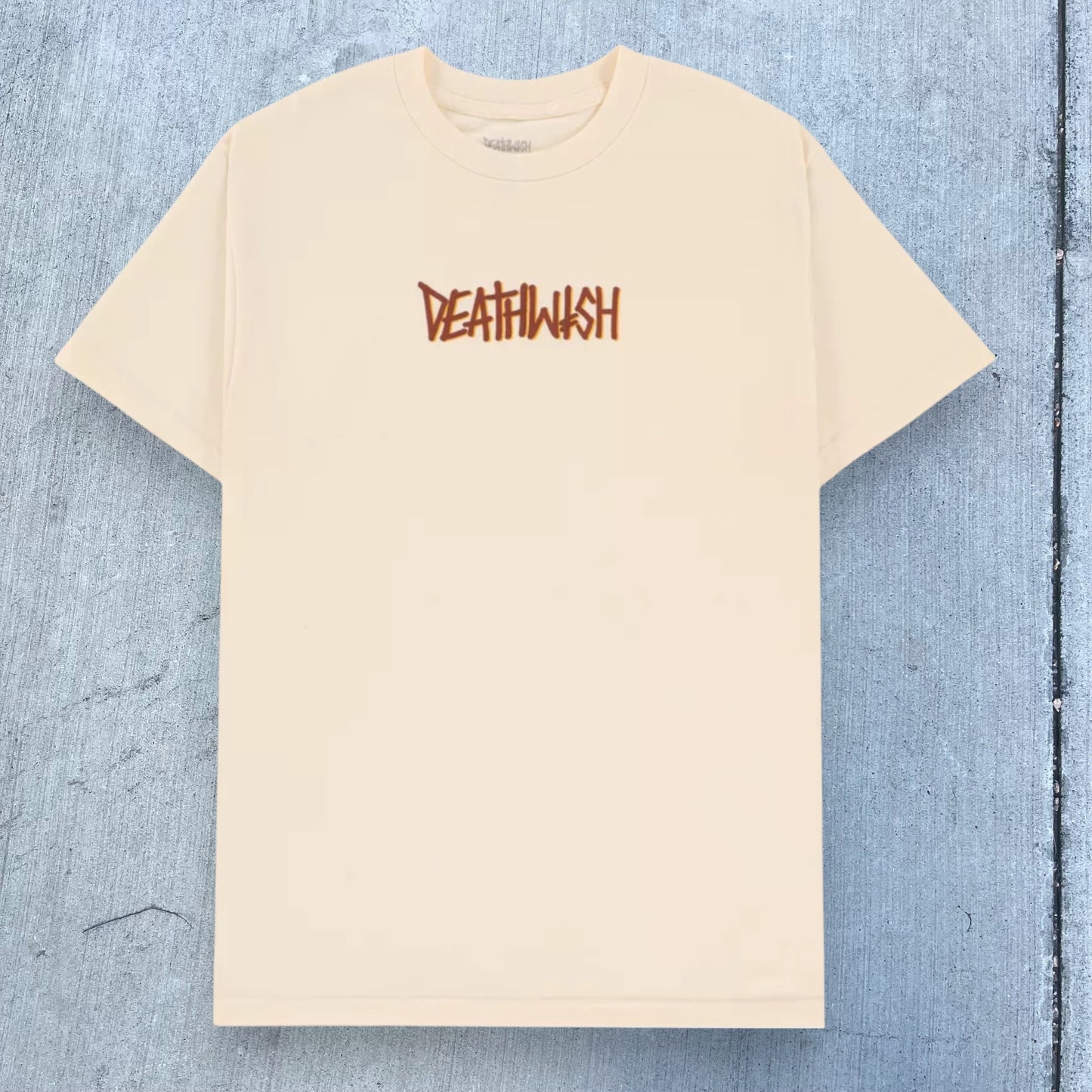 Deathwish Skateboards Deathspray Cream T-Shirt