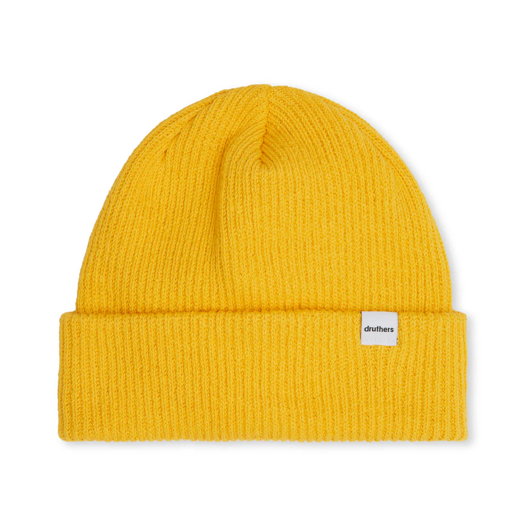 Druthers NYC Recycled Cotton Ribbed Knit Beanie