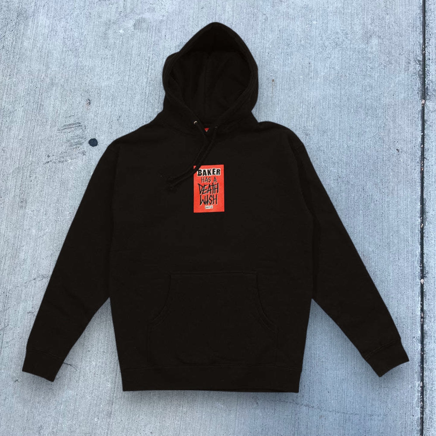 Baker Skateboards Baker Has A Deathwish Hoodie