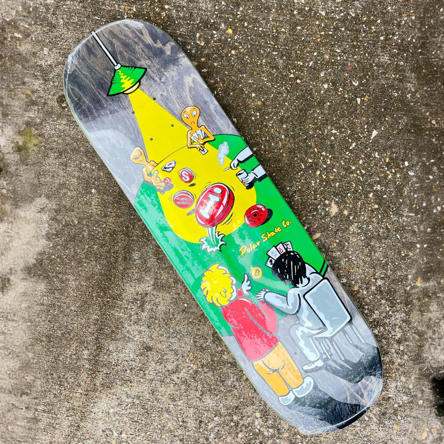 Polar Skate Co Oskar Rozenberg | Poker Face Deck (GRIP INCLUDED)