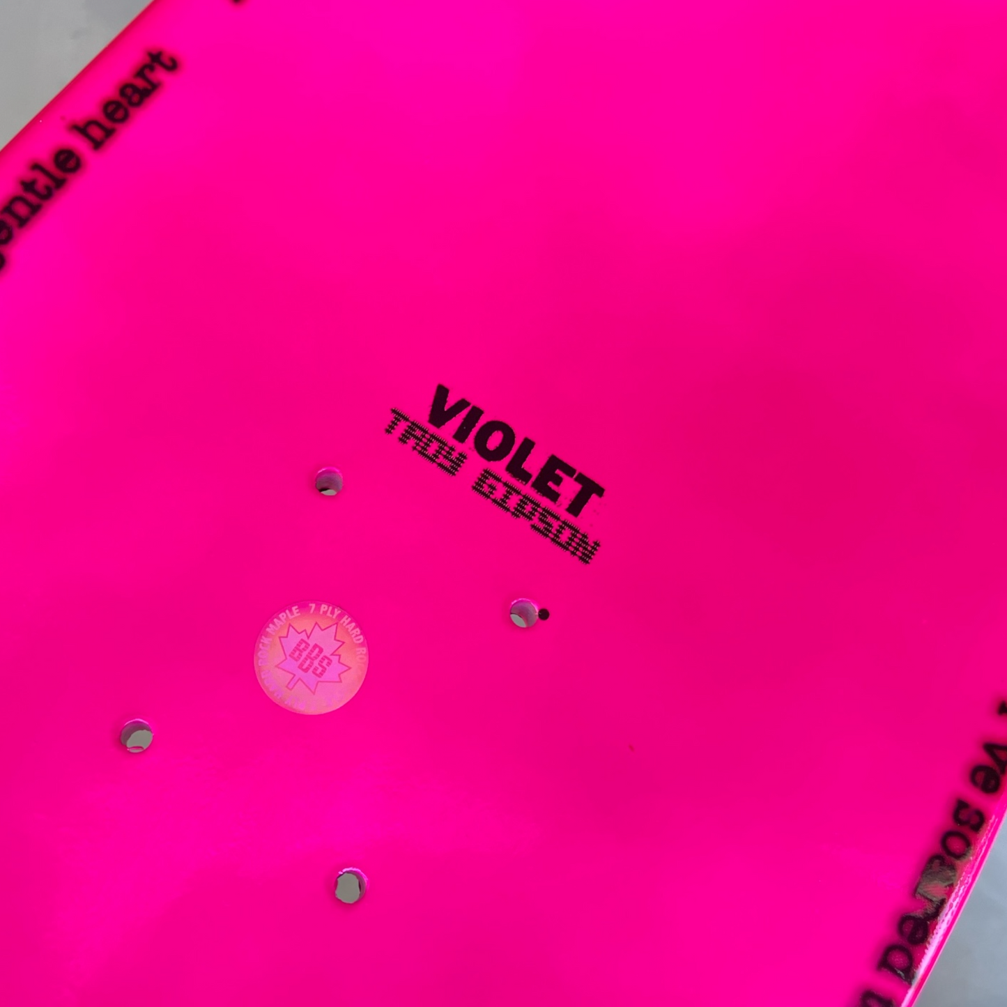 Violet Troy's New Pro Model Number 2 Deck (GRIP INCLUDED)