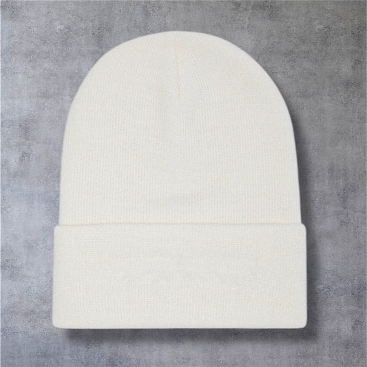 Fucking Awesome Drip Embroidered Beanie (Natural)
