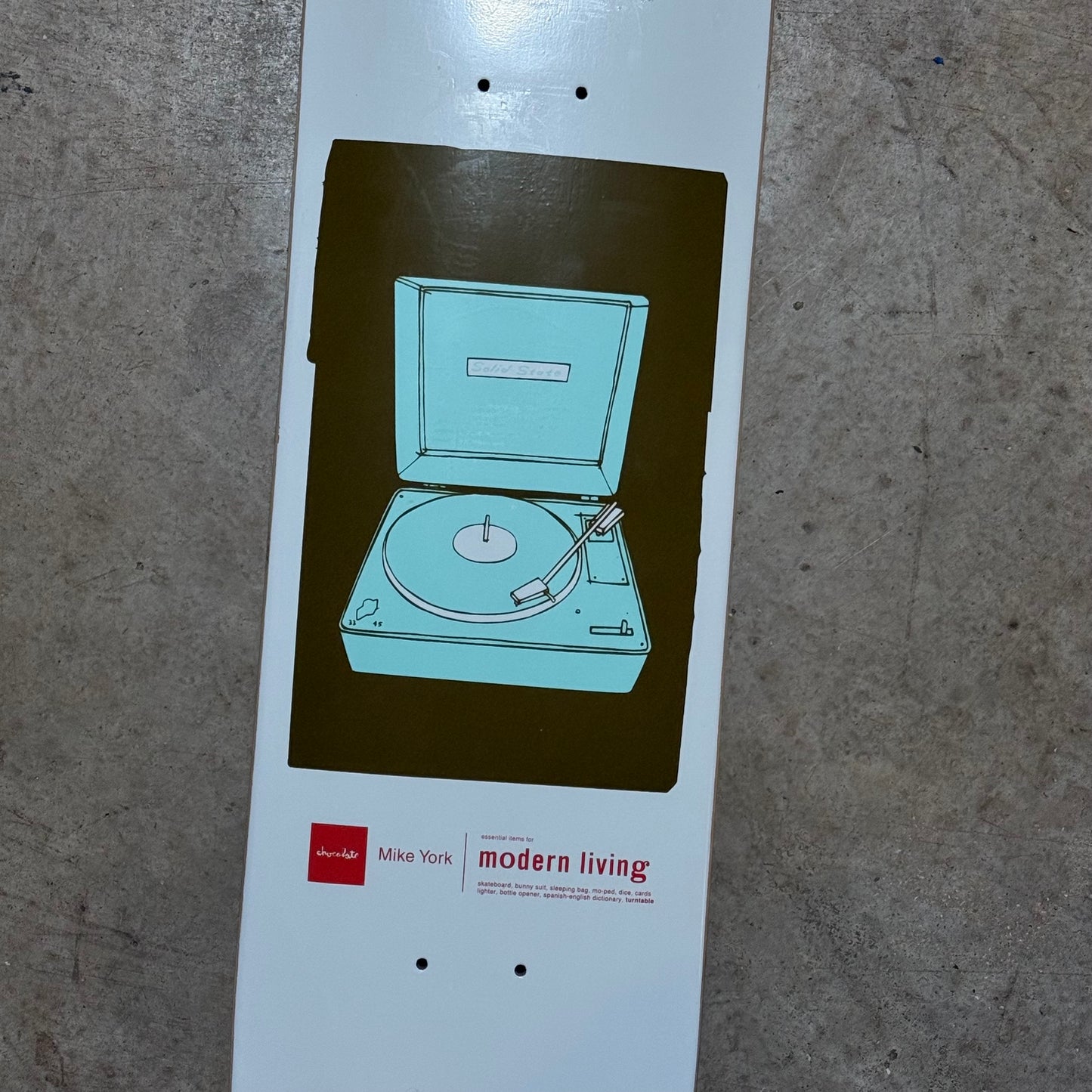 Chocolate Mike York “Turntable” — Evan Hecox — Modern Living — NOS (c. 2001)