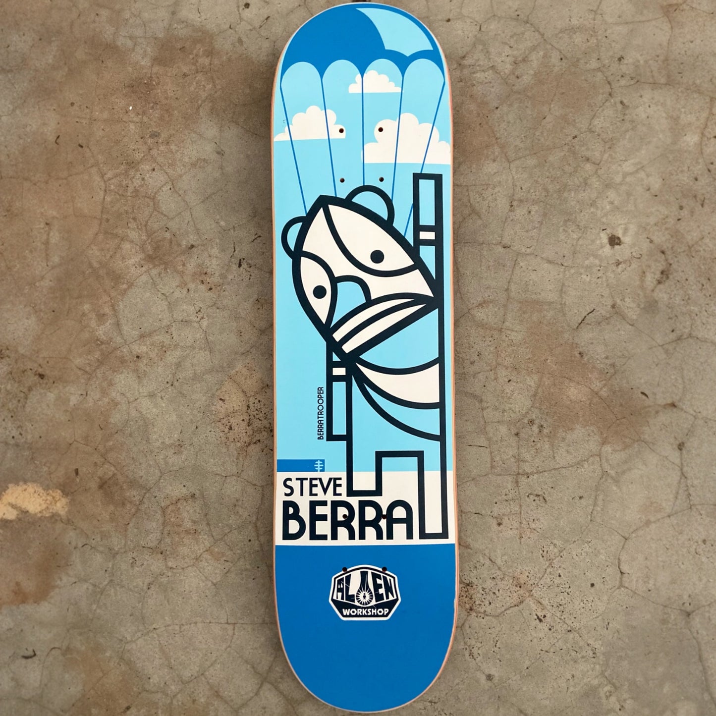 2004 ALIEN WORKSHOP STEVE BERRA BERRATROOPER BOARD