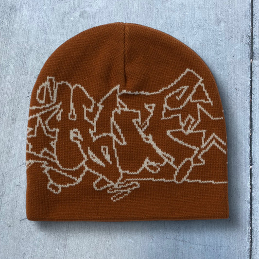 HUF Worldwide Outlines Skull Beanie