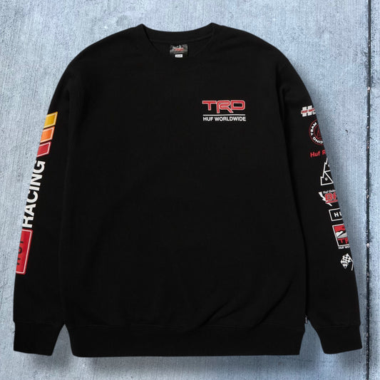 HUF Worldwide Concept Crewneck Fleece