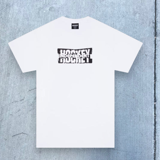 Hockey Skateboards x Independent Trucks Decal T-Shirt (White)