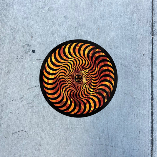 Spitfire Hellfire Classic Swirl Sticker - Medium