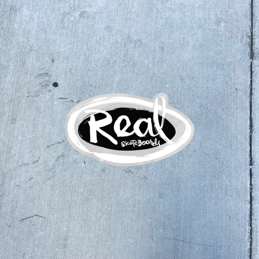 Real Real Oval By Natas Sticker Medium