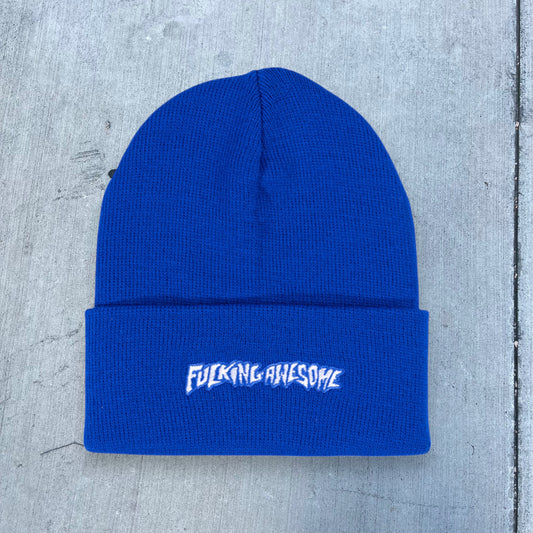 Fucking Awesome Little Stamp Embroidered Beanie