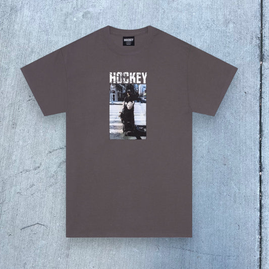 Hockey Skateboards Crosswalk T-Shirt (Charcoal)