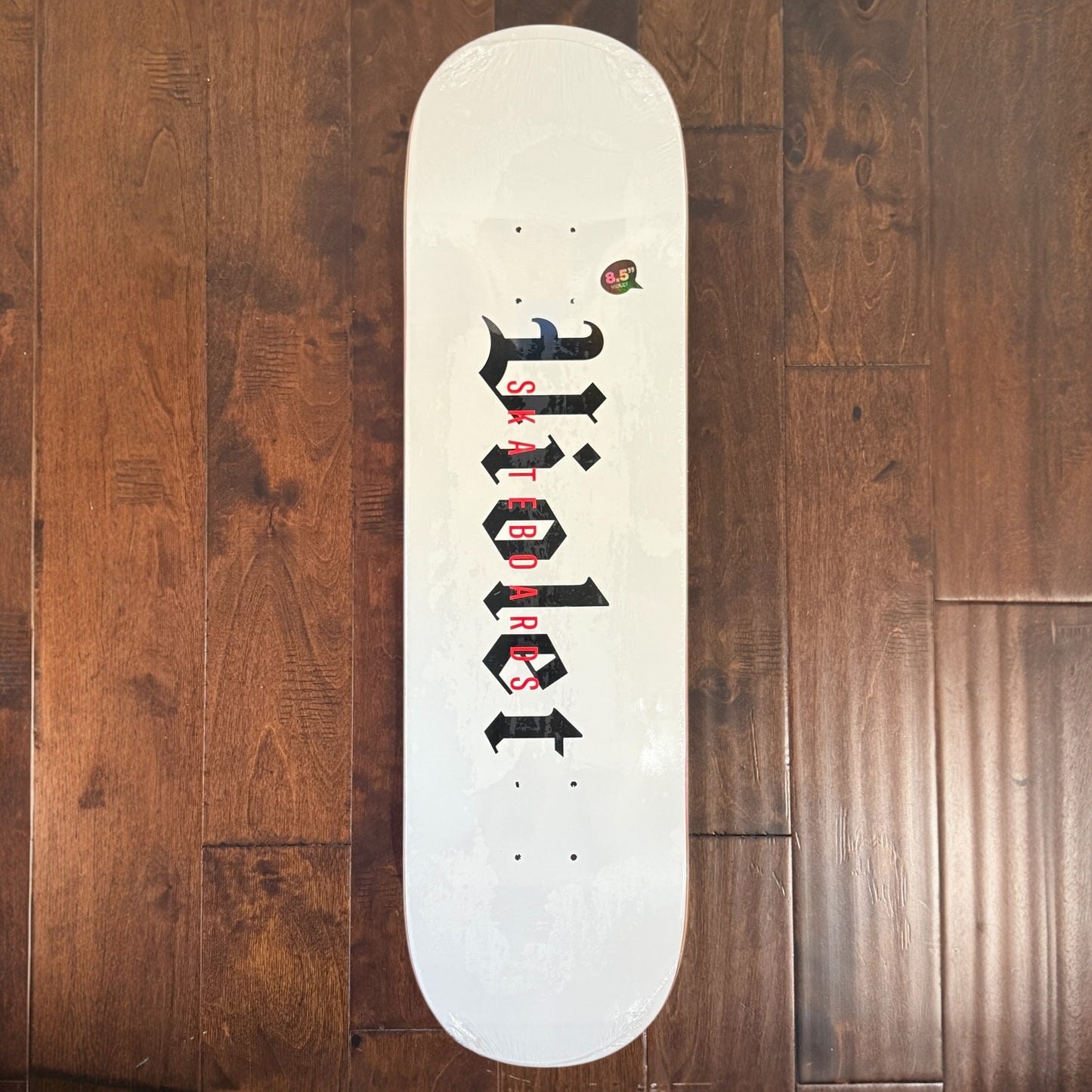 Violet Straight Up, a Violet Skateboards Deck 8.5”