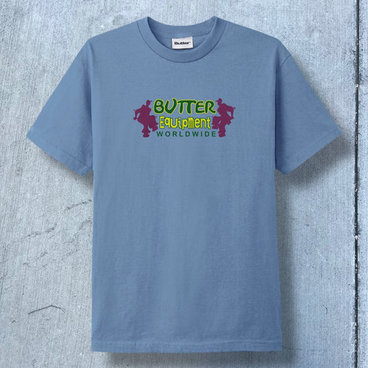 Butter Goods Breaker T-Shirt (Slate Blue)