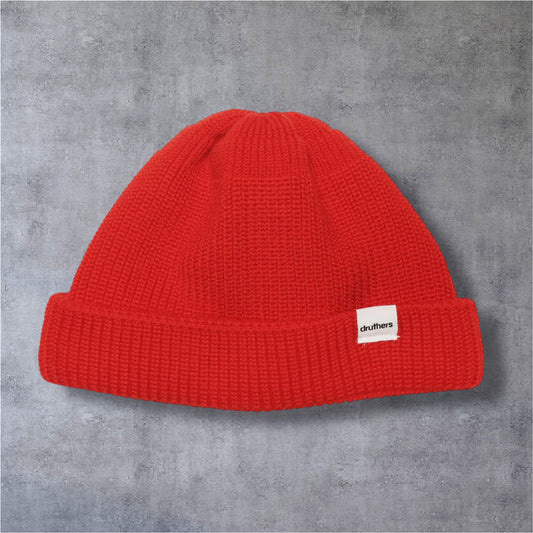 Druthers NYC Merino Wool Dockworker Hat (Red)