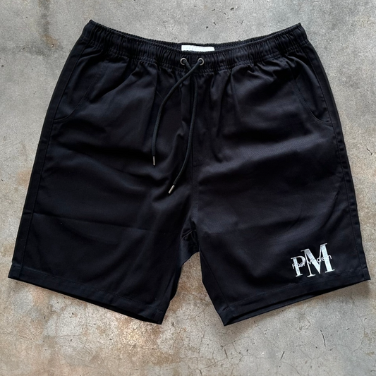 Post Embroidered Leisure Shorts