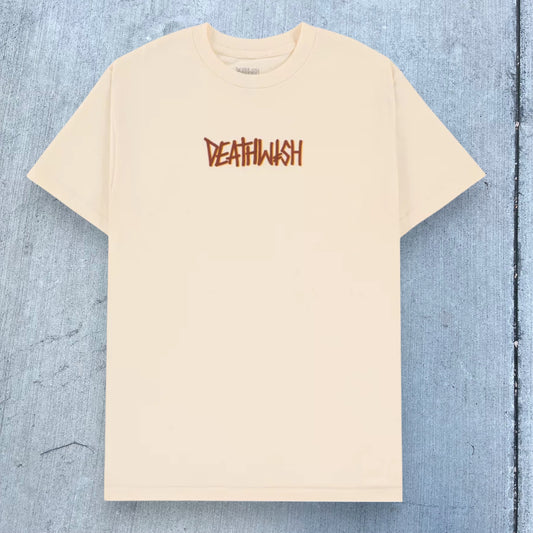 Deathwish Skateboards Deathspray Cream T-Shirt